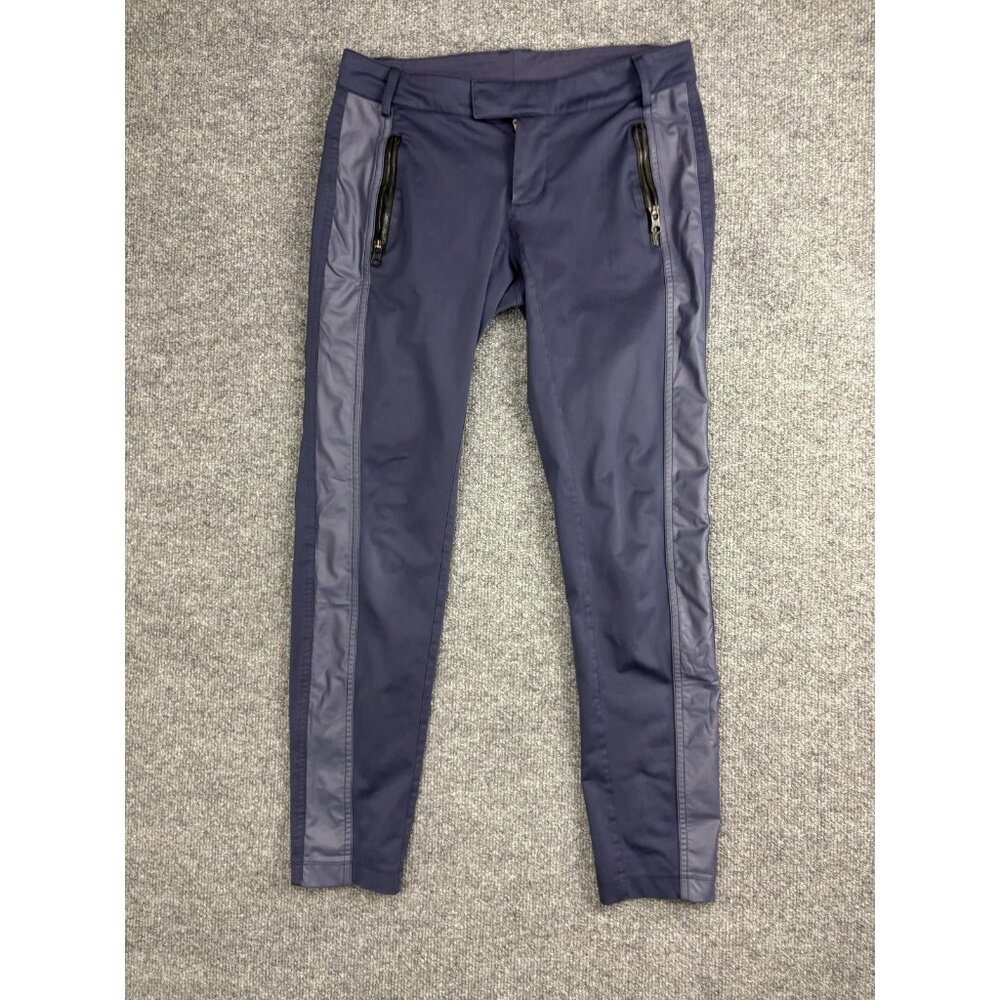 Lululemon Here To‎ There Pants Cadet Pants Womens Blue Zip Pocket Tapered
